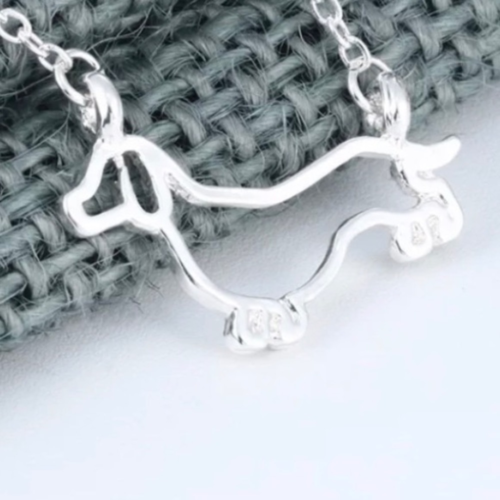 3/$15 Doxie dachshund lovers necklace